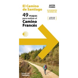 49 Mapas para realizar el Camino de Santiago. Camino Francés (desplegables) (Mapa Touring)