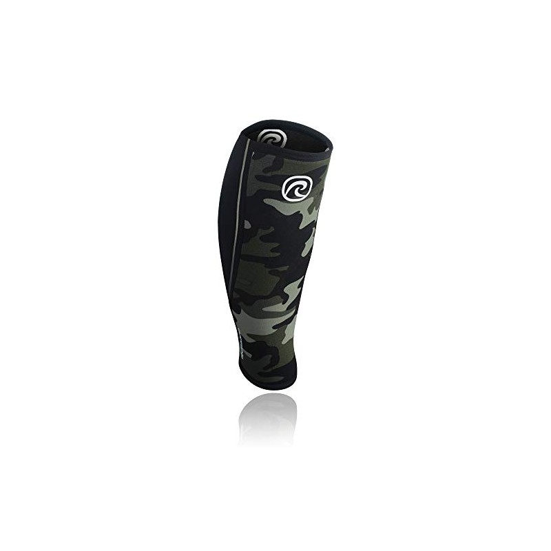 Rehband RX 5mm Shin/Calf Sleeve Support - Camo-XL