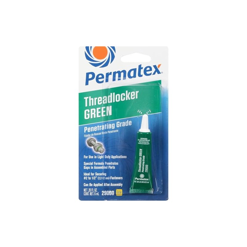 Permatex Threadlocker 6 Ml Green