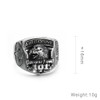 US Army 101st Airborne Division Titanium Steel Ring, Military Veteran