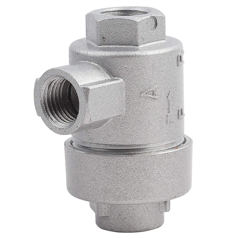 ASHATA Aluminum Air Valve,Threaded 1/4" BSPT Aluminum One-way Quick Exhaust