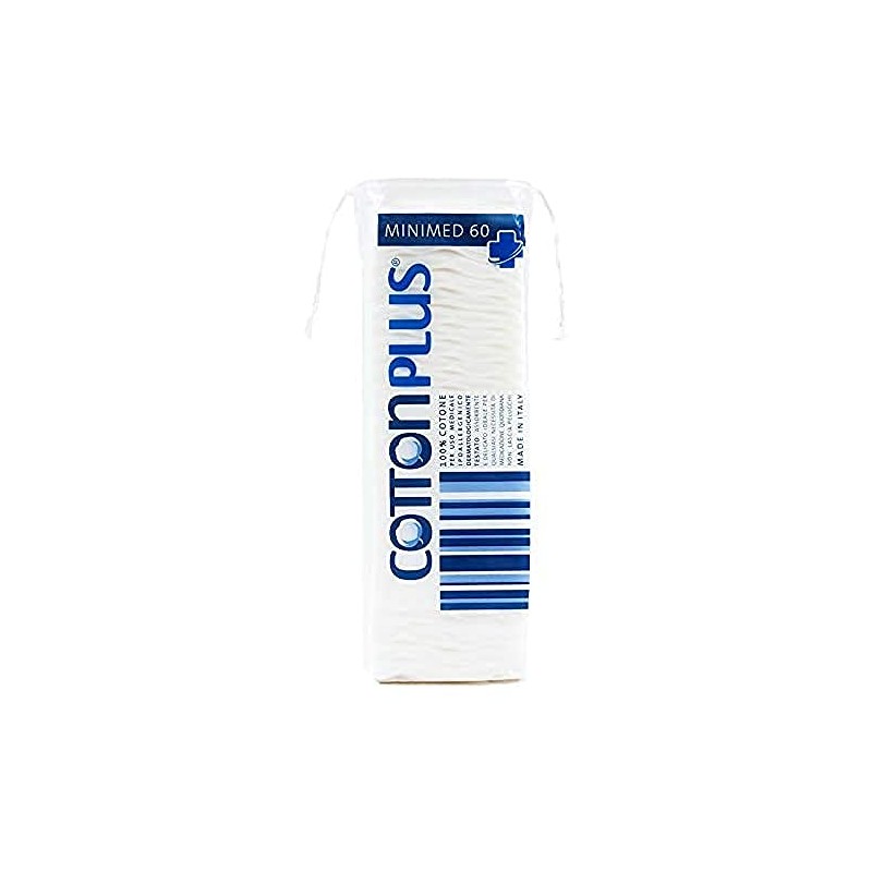 Cotton Plus MINIMED 60 Pieces - Medical Line | Pre-Cut