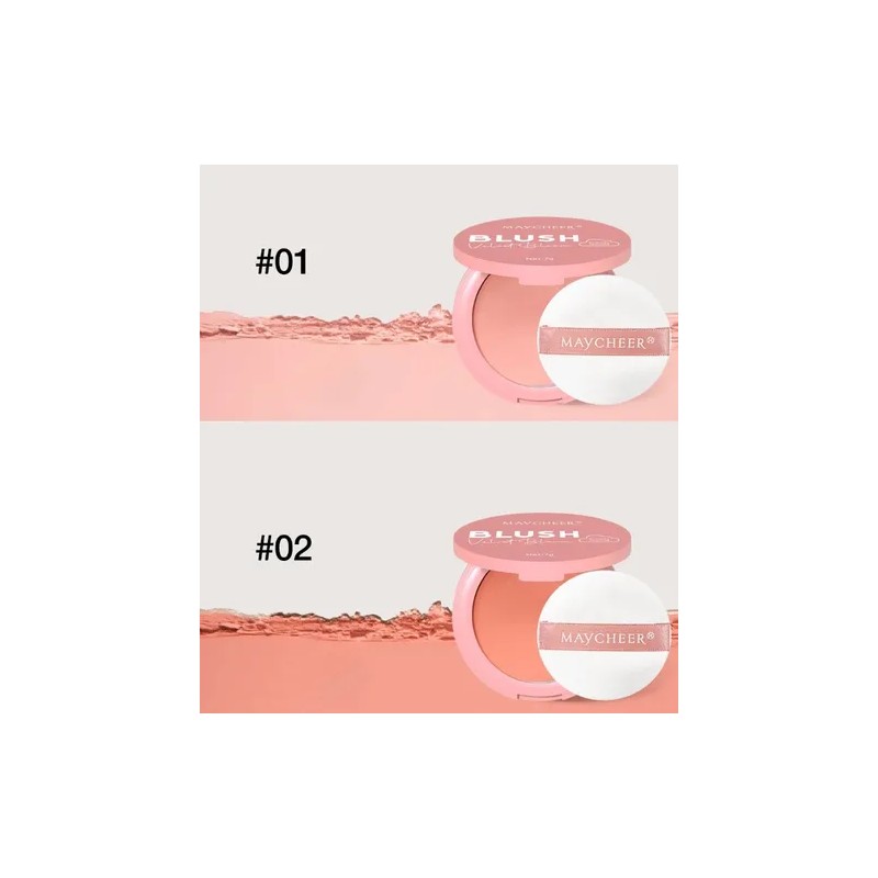 4 Colores Natural Cheek & Blush Polvo Fijador De Maquillaje