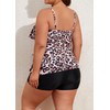 B2prity Women Plus Size Tankini Swimsuits Tummy Control Two Piece