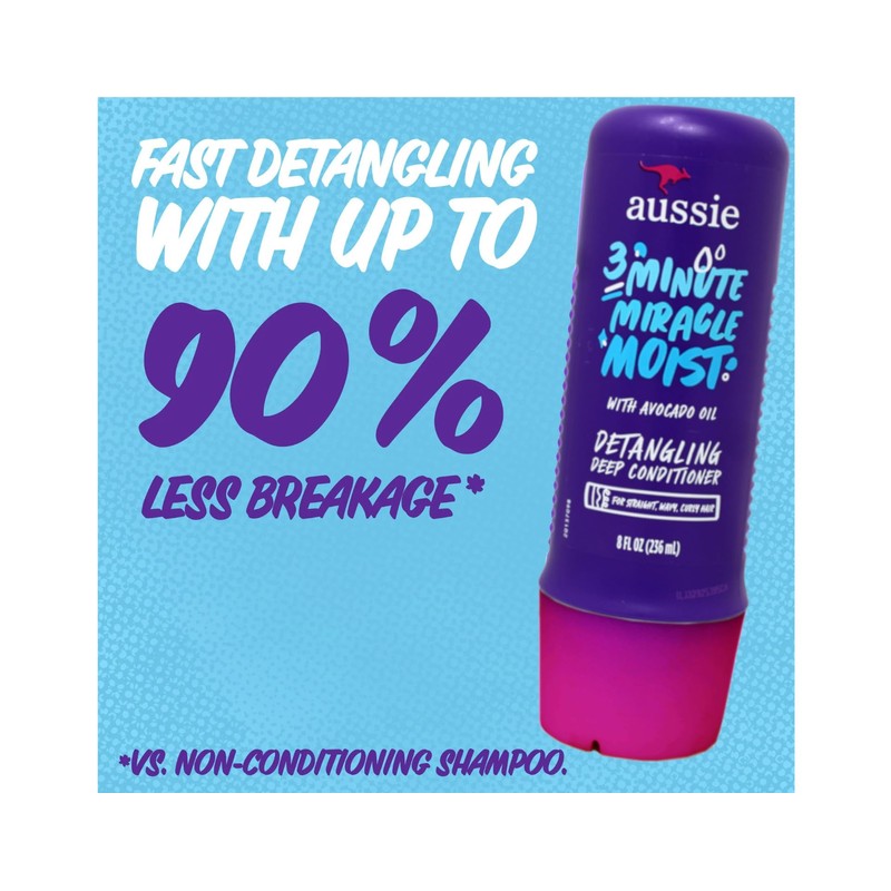Aussie Moist 3 Minute Miracle Moist Deeeeep Liquid Conditioner -