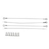 Cabinet Door Restraint Cables, Stainless Steel Cabinet Hinge Restrictor, Flexible