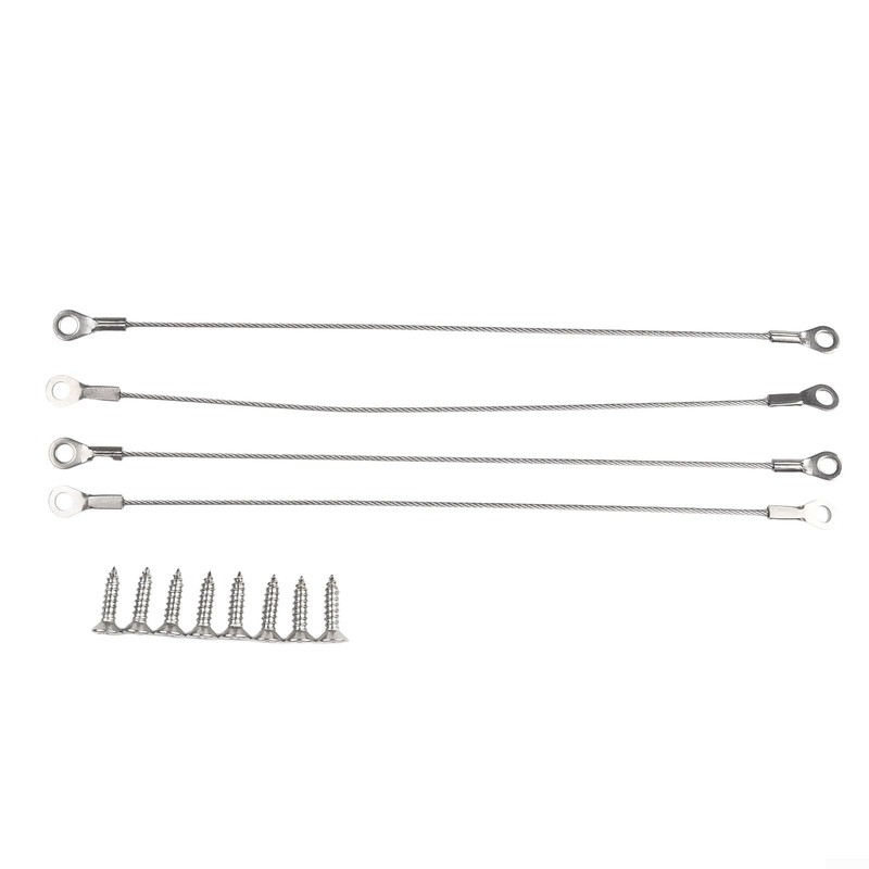 Cabinet Door Restraint Cables, Stainless Steel Cabinet Hinge Restrictor, Flexible