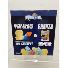 Elmers Elmer's Squishies Glow In The Dark Kit-Mystery Characters, NEW IN BOX