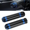 2PCS Motorcycle Handle Bar Grip Cover Carbon Fiber Corrosion Resistant