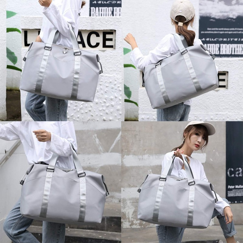 Sports Gym Bag for Women, Duffle Bag with Wet Pocket