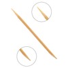BambooMN 15cm 5mm Nail Cuticle Pushers/Cuticle Remover, Bamboo Wooden Stick,