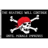 Home and Holiday Flags Pirate Flag 3x5 Beatings Will Continue