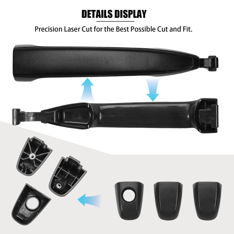 KASturrboo 4 Pack Exterior Outside Door Handle Set for 2003-2009