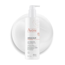 AVENE, Xeracalm Nutrition leche hidratante para rostro y cuerpo, piel seca y sensible, fórmula ligera, 400ml
