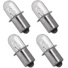 Fits Ridgid 18 Volt Xenon Flashlight Replacement Bulbs for Ridgid R849 - 4 Pack