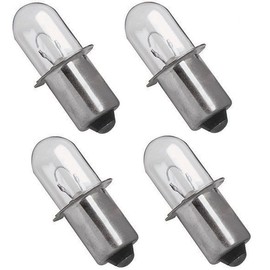 Fits Ridgid 18 Volt Xenon Flashlight Replacement Bulbs for Ridgid R849 - 4 Pack