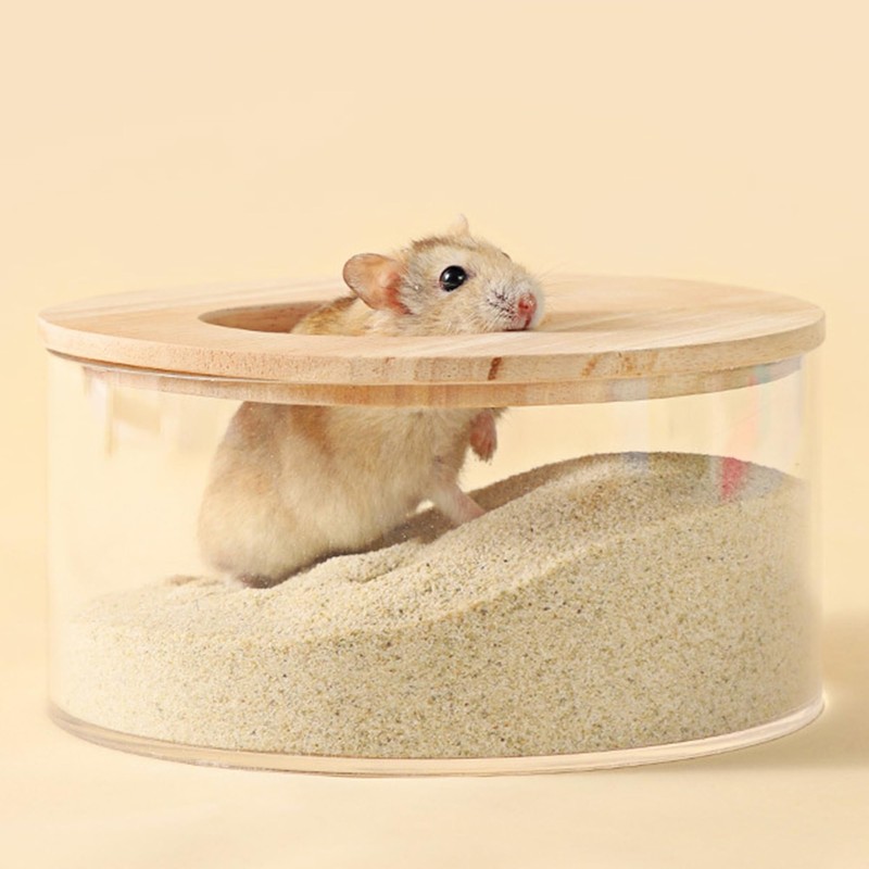 DR.DUDU Hamster Bath Sand, 2.8lb Dust Free Desert Sand or