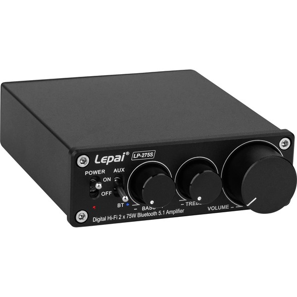 Lepai LP-275S Digital Hi-Fi 2 x 75W Bluetooth 5.1 Amplifier