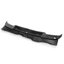 PIT66 Vent Cowl Windshield Wiper Grille Panel Compatible with Dodge Ram 1500 2002-2008/2500 2003-2009/3500 2003-2010 Black 55056006AE