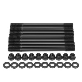 DNA Motoring LEPOW-025 B18C1 Hex Cuts Cylinder Head Studs Gasket Set 12-Point Compatible with 94-01 Integra GSR/Type R