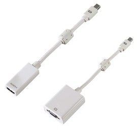 Hama Mini DisplayPort Adaptor Set for HDMI and VGA Double Shielded/White