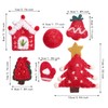 SM SunniMix Christmas Ornament DIY Kit Handmade Felt Christmas Ornaments
