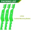 JSXDNWYJ 742-04053 942-04053 942-04053-X 490-110-C123 Toothed Mulching Lawn Mower Blades