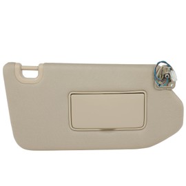 CCIYU Right Passenger Side Sun Visor fit for 2013-2018 for Nissan Pathfinder,2014-2017 for Infiniti QX60,2013 for Infiniti JX35(with Sunroof), Right Side Beigh Sun Visor Replace 96400-9PB0A