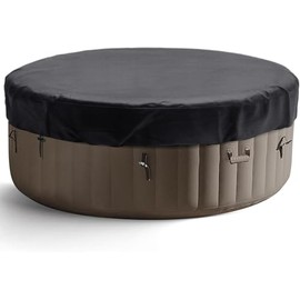 Aurragiy - Cubierta redonda para bañera de hidromasaje, poliéster 420D, impermeable, cubiertas para spa de repuesto para bañera de hidrom...