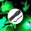 Small LED Flashlight Single Mode Retractable Focusing Waterproof Green Light