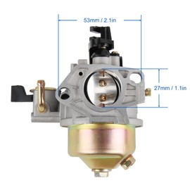 GX390 Carburettor with Ignition Coil Air Filter Set Compatible with GX340 GX360 11HP 13HP WT40XK1 WT40XK2 Lawn Mower Engine Generator Replaces #16100-ZF6-V01
