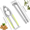 2-in-1 Nut and Chestnut Cracker Tool Set, Heavy-Duty Stainless Steel