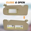 Driver Left Side Sun Visor Compatible with Honda CRV 2017