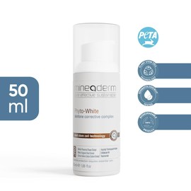 Mineaderm PHYTO-WHITE Haut Farbkorrektur-Komplex Gesichtscreme mit Vitamin C, Belides & Niacinamid | Gegen dunkle Flecken & unregelmäßige Hauttöne Ansigtscreme | Anti-Aging & Feuchtigkeitscreme 50 ml
