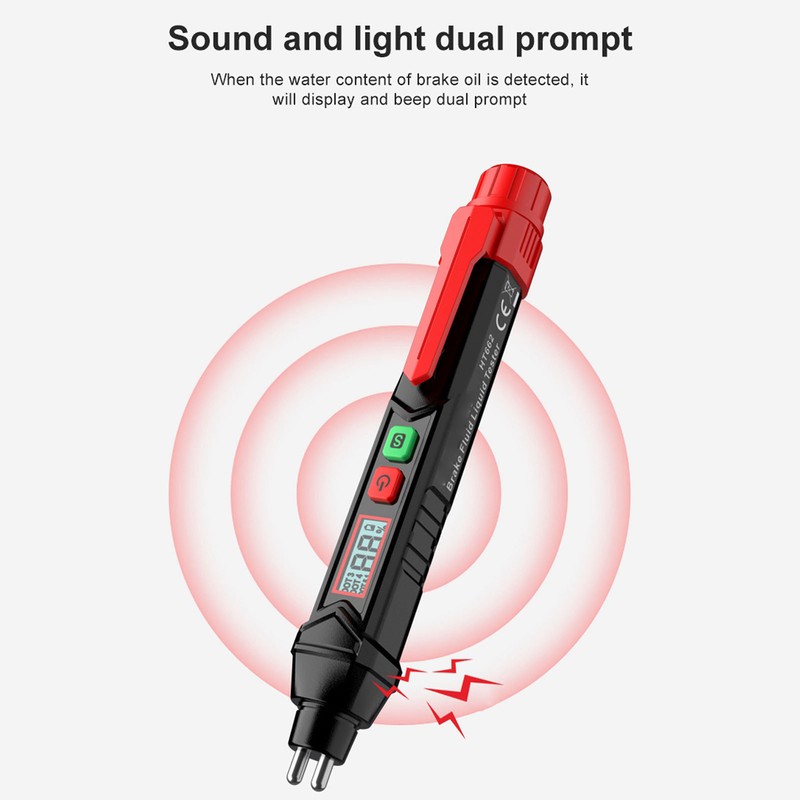 Brake Fluid Liquid Tester Pen Oil Moisture Detector Vehicle Automotive