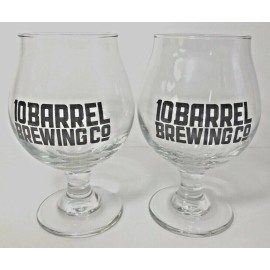 10 Barrel Brewing Co 16 oz Snifter Glass - Set of Two (2) Glasses - New & F/S