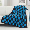 Carriediosa Checkered Throw Blanket 50" X 60", 400GSM Ultra Soft