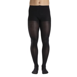 Relaxsan Microfiber Medical Compression Tights Women Made in Italy - Support Hose for Women Compression 15-20 mmHg - M1180(Black 5-XXL)