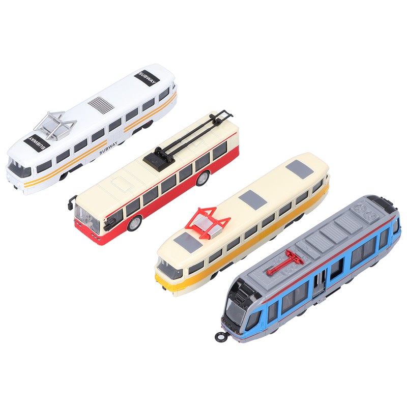 HighSpeed Railway Bus Model PullBack Vehicle Collection Model Toy for