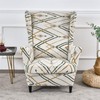 MINGPINHUIUS Wingback Chair Covers - Super Soft Stretch Wing Chair