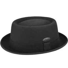 Kangol LiteFelt® Pork Pie - Black/S Black, Small