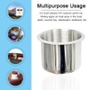 Game Table Stainless Steel Cup Holder Insert, Jumbo Drop-in Water