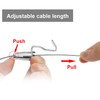 20 Pack Sturdy Picture Rail Hanging System, 66 lb (30
