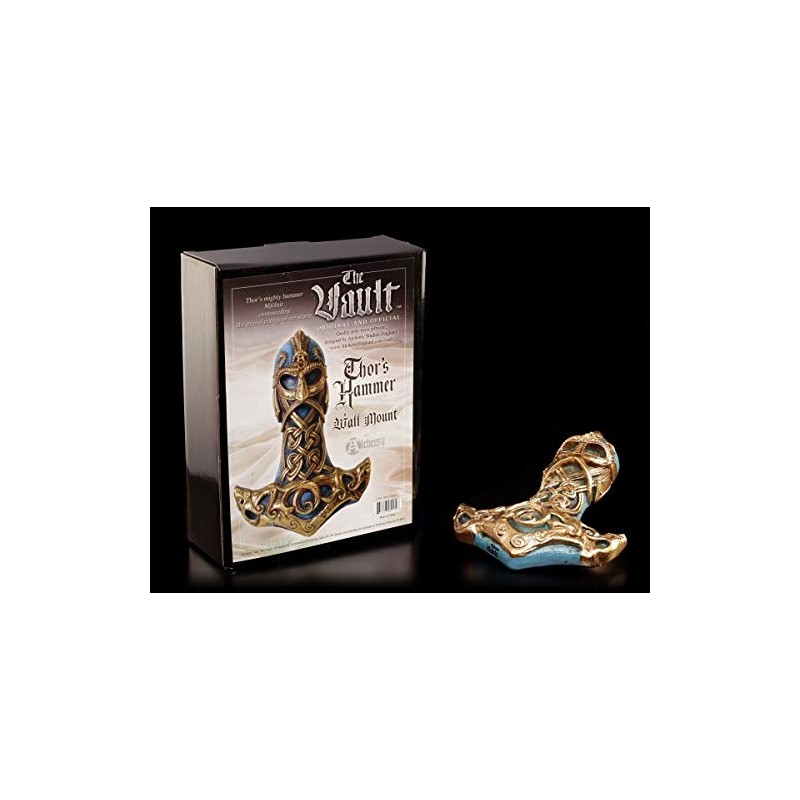 Thor's Hammer Wall Relief Viking Decorative Figure Thor God Mjölnir