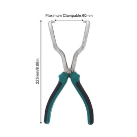 Omninmo Fuel Pipe Plier Hose Pipe Clamp Clip Petrol Hose Pipe Disconnect Removal Plier with Rubber Grip Release Disconnect Removal Pliers Tool Car Repair Tool