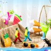 Rtteri 16 Pcs Beach Towel Clips for Beach Chairs Cute