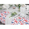Xtremepads London Symbols Icons Pattern Pattern - Rectangle Oblong Linen
