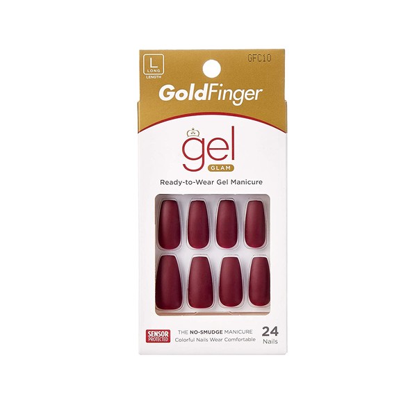 Kiss Gold Finger Gel Glam (1 PACK)