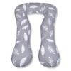 Amilian® Cushion Cover for Pregnancy Pillow, Positioning Pillow, Relaxing Pillow,