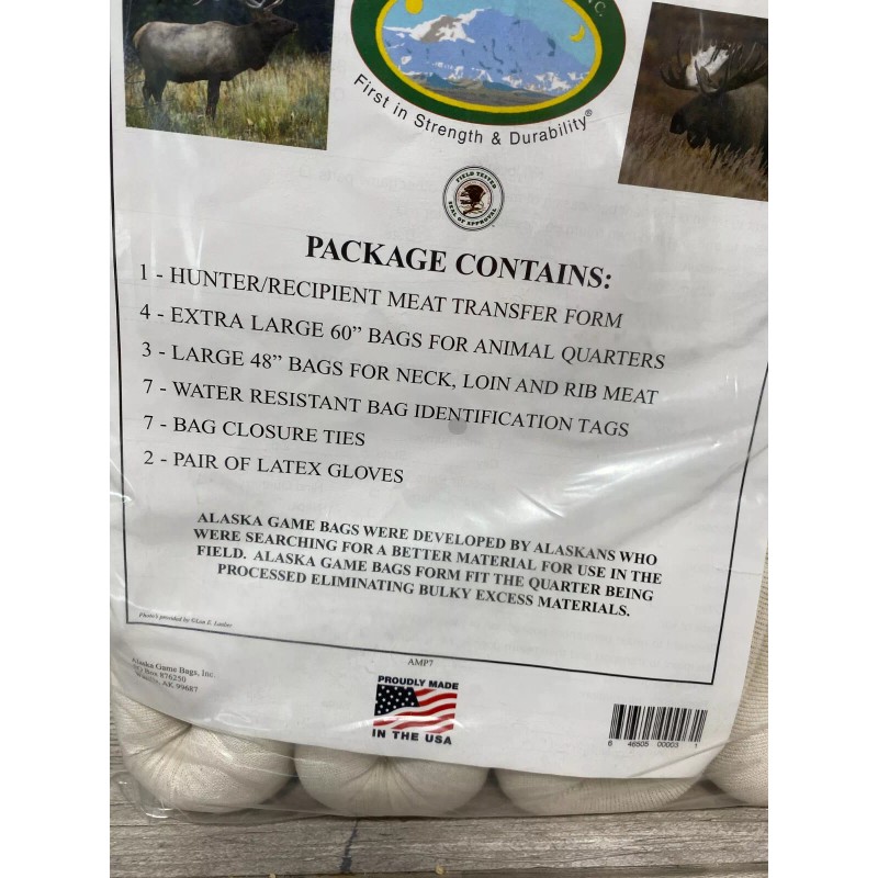 Alaska Game Bag- Alaska Pack 7 Bags